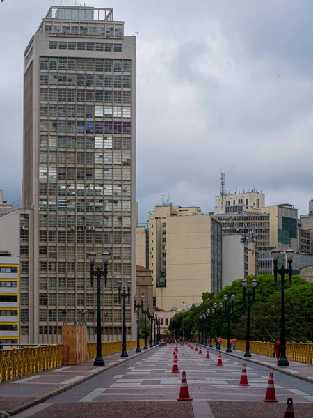 Prédios Vintage São Paulo Downtown — Fotografia de Stock