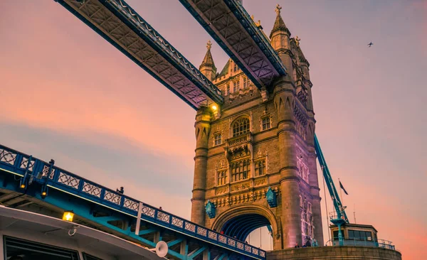Tower Bridge Londra Tramonto — Foto Stock