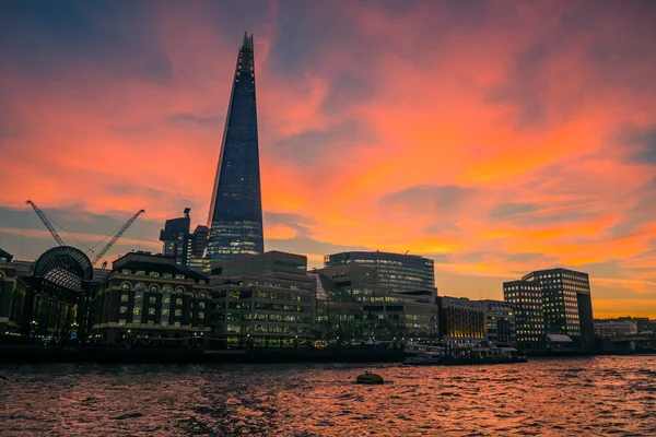 Londoner Stadtgebiet Von Der Themse Aus — Stockfoto