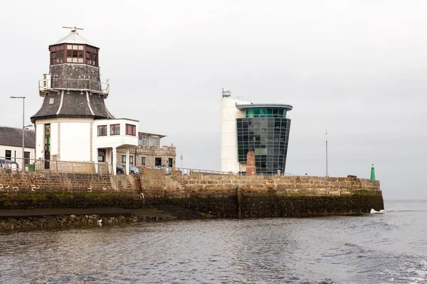 Aberdeen Écosse 2016 Mars Ancienne Rotonde Footdee Aberdeen Harbour Marine — Photo