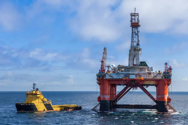 Nordsea Norway 2015 Mai Die Semi Tauchbohrplattform Transocean Leader Mit — Stockfoto