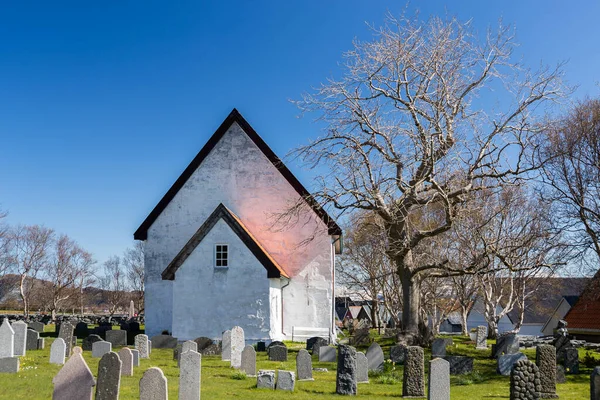 Giske Norge 2017 Års April Giske Kyrka Tals Marmor Församlingskyrka — Stockfoto