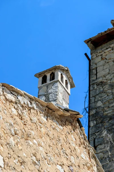 Mostar Bosnia Herzegovina 2017 Sierpnia Komin Starym Zabytkowym Domu Mostarze — Zdjęcie stockowe