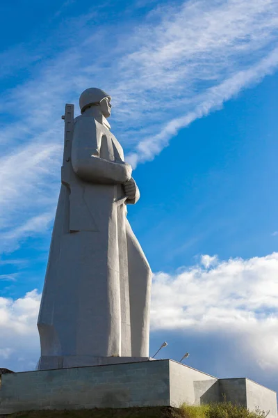 Murmansk Russland September 2014 Aljoscha Denkmal Von Der Seite Ist — Stockfoto