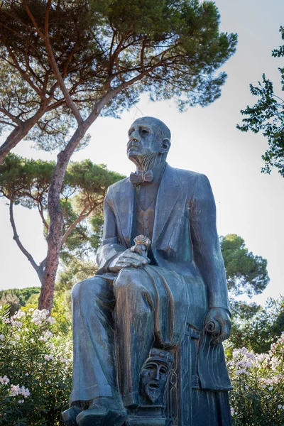 Rom Italien August 2014 Statue Von Ahmed Shawqi Den Gärten — Stockfoto