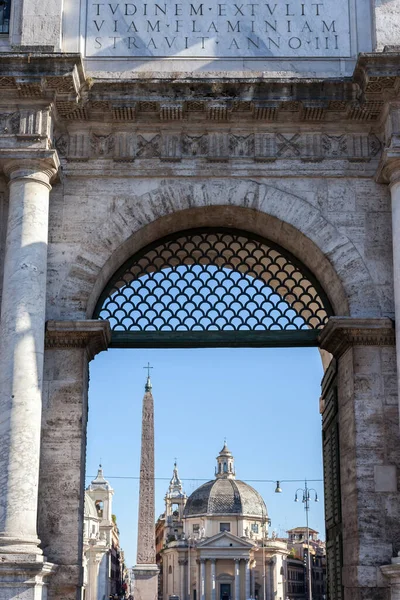 Rome Olaszország 2014 Augusztus Santa Maria Dei Miracoli Santa Maria — Stock Fotó