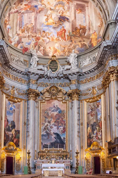 Rome Italy 2014 August Interior Church Ignatius Loyola Campus Martius — Stock Photo, Image