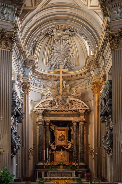 Ρωμη Ιταλια 2014 Αυγουστου Εσωτερικό Εκκλησίας Στη Ρώμη — Φωτογραφία Αρχείου