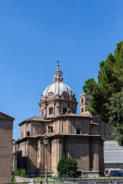 Rome Olaszország 2014 Augusztus Santi Luca Martina Római Katolikus Templom — Stock Fotó