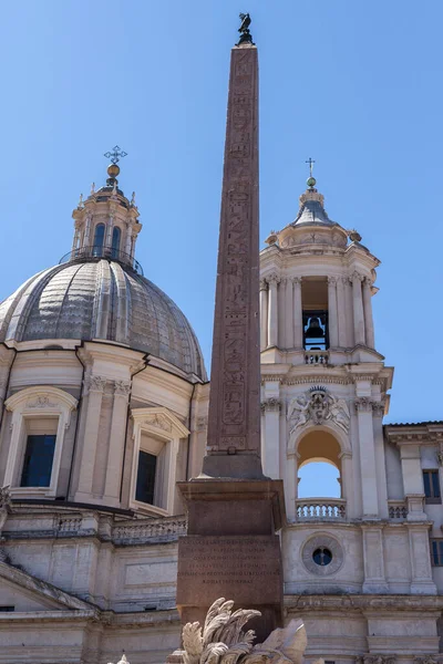 Rome Olaszország 2014 Augusztus Sant Agnese Agone Egy Templom Rómában — Stock Fotó