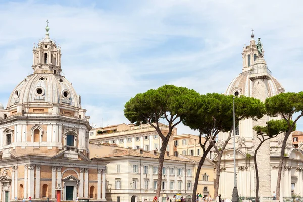 Rome Olaszország 2014 Augusztus Templomok Santa Maria Loreto Mária Legszentebb — Stock Fotó