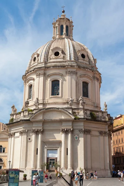 Rome Olaszország 2014 Augusztus Egyház Legszentebb Neve Mária Rómában — Stock Fotó