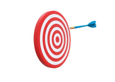 Dart Oyunu - 3B İllüstrasyon