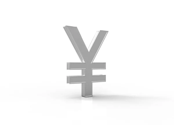 Yuan Symbol Renminbi Official Currency People Republic China One World — Stock Photo, Image