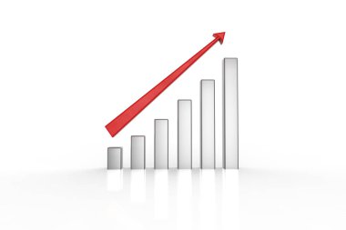 İşletme grafiği gümüş renkte yükseliyor