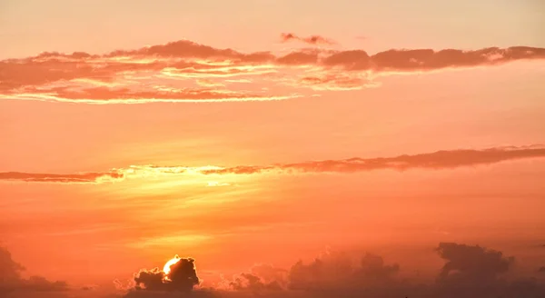 Günbatımı Seyshells Adası Deniz Yaz Bulut Gökyüzü — Stok fotoğraf