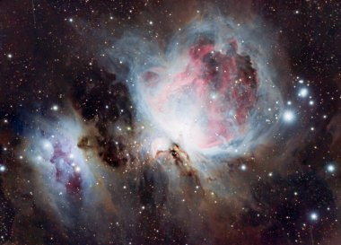 Orion Bulutsusu (ayrıca Messier 42, M42 veya NGC 1976 olarak da bilinir), Avcı takımyıldızı yönünde bulunan ve Orion Kuşağı 'nın güneyinde bulunan bir bulutsu..
