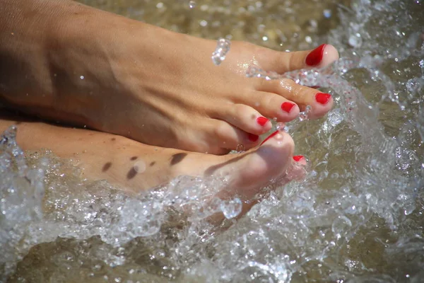 Relaxamento Água Feminino Água Cura — Fotografia de Stock