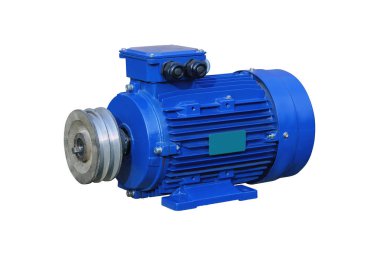 Beyaz arka plan üzerinde izole modern genel amaçlı motor