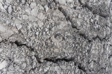 toprak movemen nedeniyle zeminde derin çatlaklar Close-up