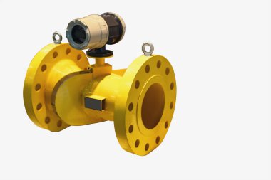 modern dijital endüstriyel yüksek duyarlı gaz ölçer beyaz arkaplanda izole