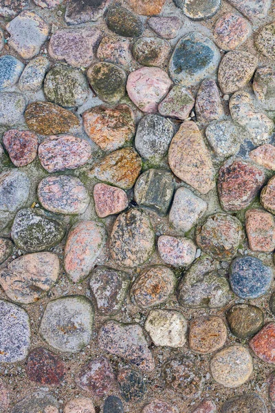 Dlážděná Dlažba Kulatého Kamene Kolem Starobylé Petrovy Pavlovy Pevnosti Petrohradě — Stock fotografie