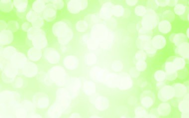 Yeşil, beyaz, odak noktası bulanık arka plan. Grafik tasarımı poster pankartı ve arkaplan ile kavram ekolojisi için soyut bokeh yumuşak ışık gradyanı.