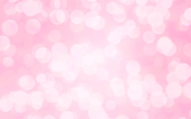 Sevgililer Günü konsepti için arka planda Bokeh ışıkları olan lüks pembe bulanık arka plan.