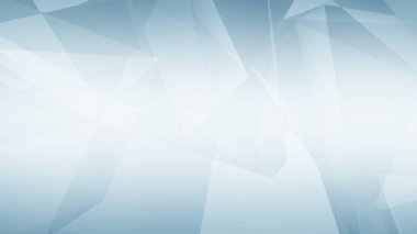 Soyut mavi beyaz ve gri çokgen üçgen gradyan arkaplan. 3d resimleme.