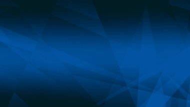 Soyut mavi çokgen üçgen desen gradyan arkaplan. 3d resimleme.