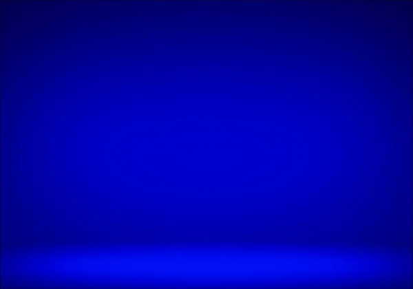Пустая Синяя Темная Студийная Комната Бэкграунд — стоковое фото