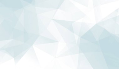 Soyut mavi beyaz ve gri çokgen üçgen gradyan arkaplan. 3d resimleme.