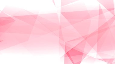 Soyut pembe beyaz çokgen üçgen desenli arkaplan. 3d resimleme.