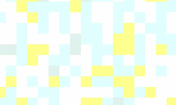 Abstrato Quadrado Pixel Mosaico Colorido Fundo Geométrico Sem Costura Padrão — Fotografia de Stock