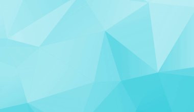 Soyut mavi beyaz ve gri çokgen üçgen gradyan arkaplan. 3d resimleme.