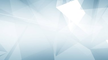 Soyut mavi beyaz ve gri çokgen üçgen gradyan arkaplan. 3d resimleme.