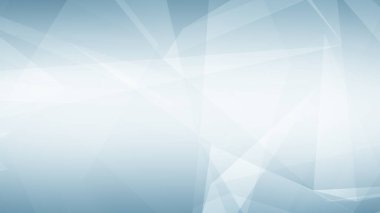 Soyut mavi beyaz ve gri çokgen üçgen gradyan arkaplan. 3d resimleme.