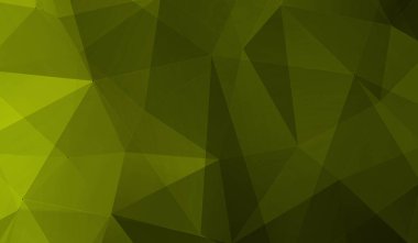 Yeşil eğimli Soyut Üçgen Arkaplan. Üç boyutlu üçgenler. Modern Duvar Kağıdı. 