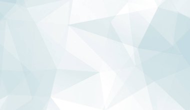 Soyut mavi beyaz ve gri çokgen üçgen gradyan arkaplan. 3d resimleme.