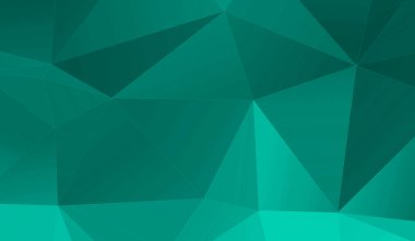 Yeşil eğimli Soyut Üçgen Arkaplan. Üç boyutlu üçgenler. Modern Duvar Kağıdı. 