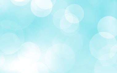 Mavi beyaz odak bulanık arka plan. Arkaplan ve duvar kağıdı Noel için soyut bokeh yumuşak ışık gradyanı.