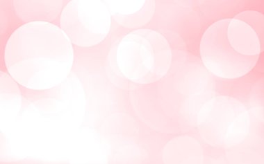 Sevgililer Günü konsepti için arka planda Bokeh ışıkları olan lüks pembe bulanık arka plan.