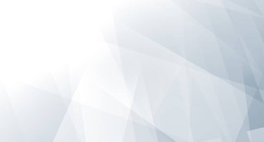 Soyut mavi beyaz ve gri çokgen üçgen gradyan arkaplan. 3d resimleme.