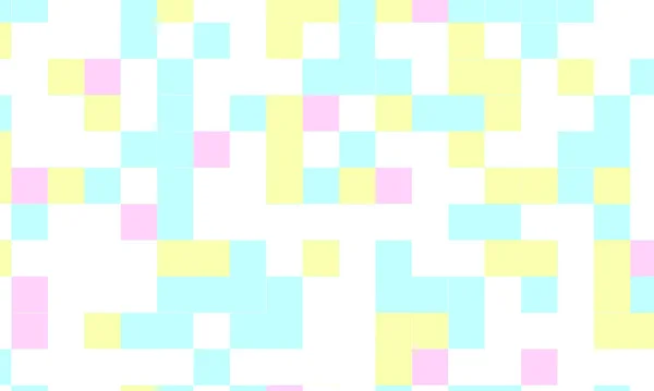 Soyut Kare Piksel Mozaik Renkli Arka Plan Geometrik Renksiz Desen — Stok fotoğraf