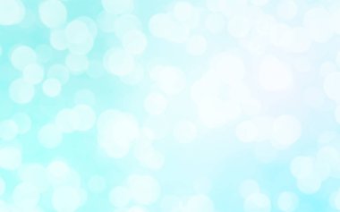 Mavi beyaz odak bulanık arka plan. Arkaplan ve duvar kağıdı Noel için soyut bokeh yumuşak ışık gradyanı.