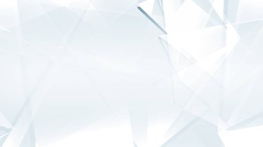 Soyut mavi beyaz ve gri çokgen üçgen gradyan arkaplan. 3d resimleme.