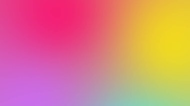 Soyut eğimli yeşil turuncu ve mor yumuşak renkli arkaplan. Mobil uygulama için modern yatay tasarım.