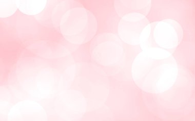 Sevgililer Günü konsepti için arka planda Bokeh ışıkları olan lüks pembe bulanık arka plan.