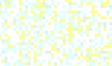 Soyut kare piksel mozaik renkli arka plan geometrik renksiz desen pastel renklerde. 8 bit