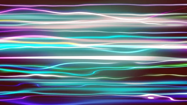 Abstrato Azul Roxo Verde Linhas Velocidade Movimento Luz Fundo Conceito — Fotografia de Stock